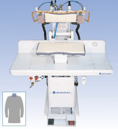 ROTONDI BL K-207 Гладильный пресс для изги- ба воротника.