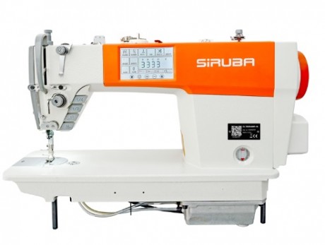 SIRUBA DL7500S Компьютеризированная швейная машина челночного стежка с двойным шаговым двигателем и сенсорной панелью.